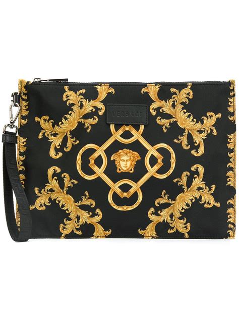 versace clutch bag men's|buy Versace bag online.